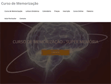 Tablet Screenshot of cursomemorizacao.com